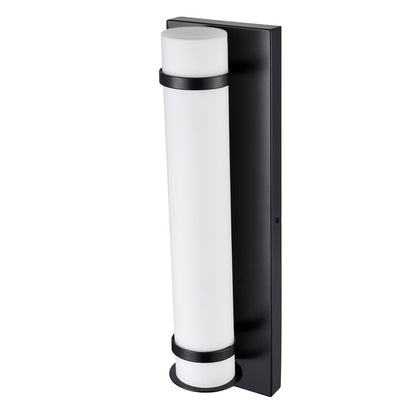 Millennium Lighting Outdoor LED Wall Sconce, Black/White