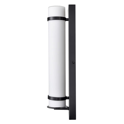 Millennium Lighting Outdoor LED Wall Sconce, Black/White
