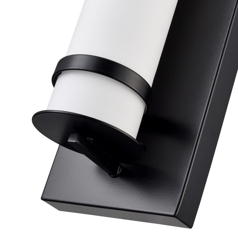 Millennium Lighting Outdoor LED Wall Sconce, Black/White