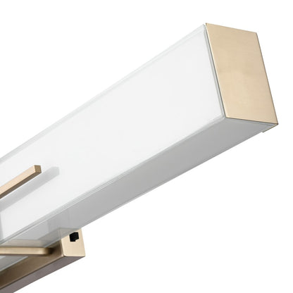 Millennium Lighting Tocco Selectable 32" LED Vanity Light, Gold/White