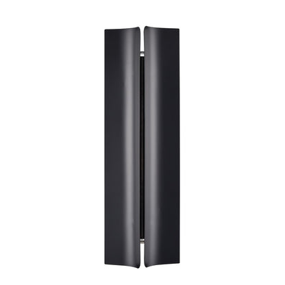 Millennium Lighting 16" Outdoor LED Wall Sconce, Black - 78001-PBK