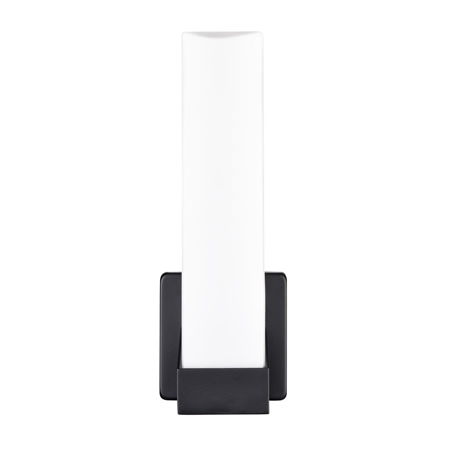 Millennium Selectable 13" LED Outdoor Wall Sconce/Square, Black/White - 79001-MB