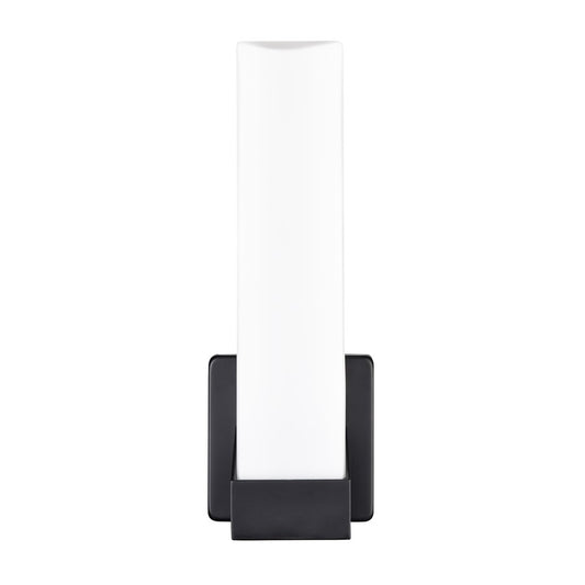 Millennium Selectable 13" LED Outdoor Wall Sconce/Square, Black/White - 79001-MB