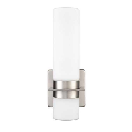 Millennium Selectable LED Outdoor Wall Sconce, Nickel/White - 79101-BN