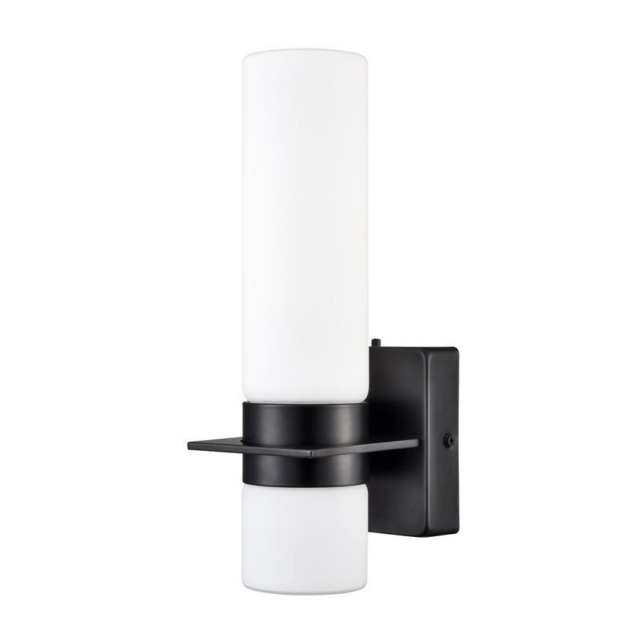 Millennium Selectable 13" LED Outdoor Wall Sconce, Black/White