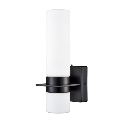 Millennium Selectable 13" LED Outdoor Wall Sconce, Black/White