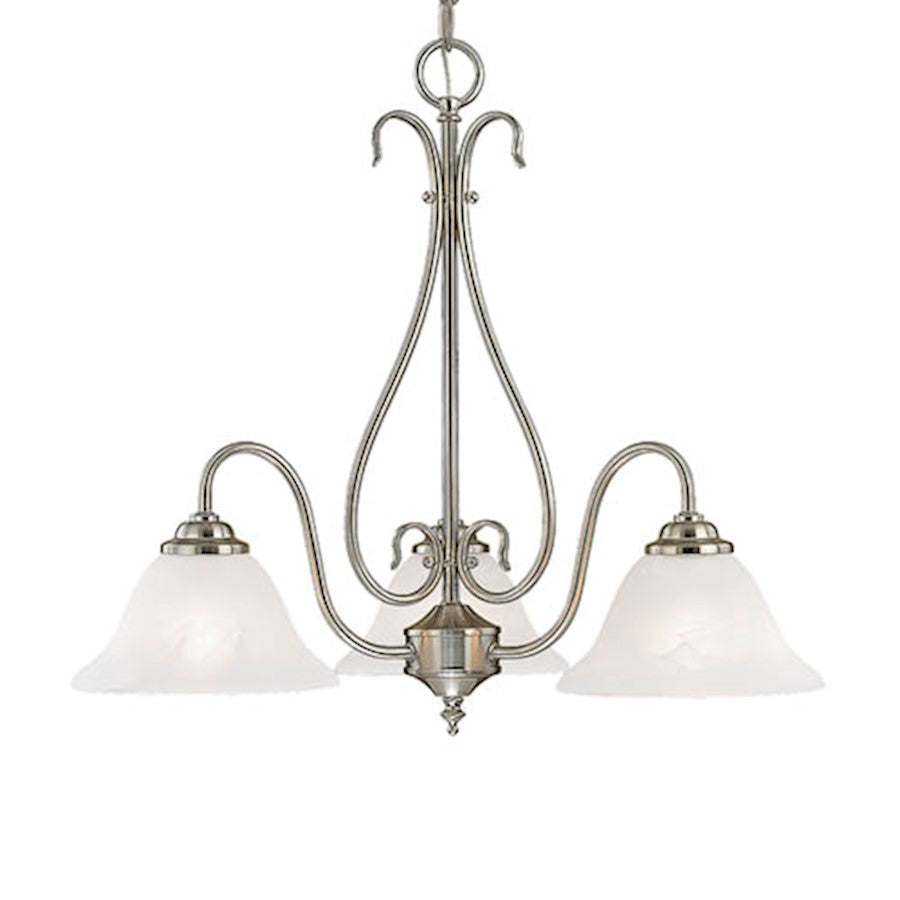 Chandelier, Satin Nickel