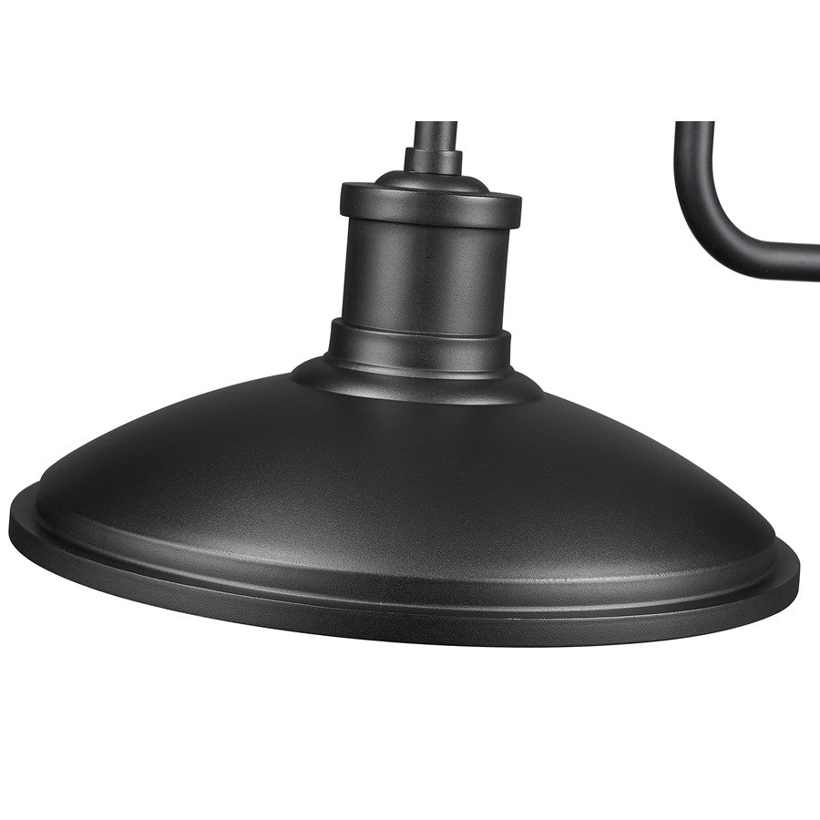 Millennium Calhoun 10" High 1Lt Outdoor Wall Sconce, Black/