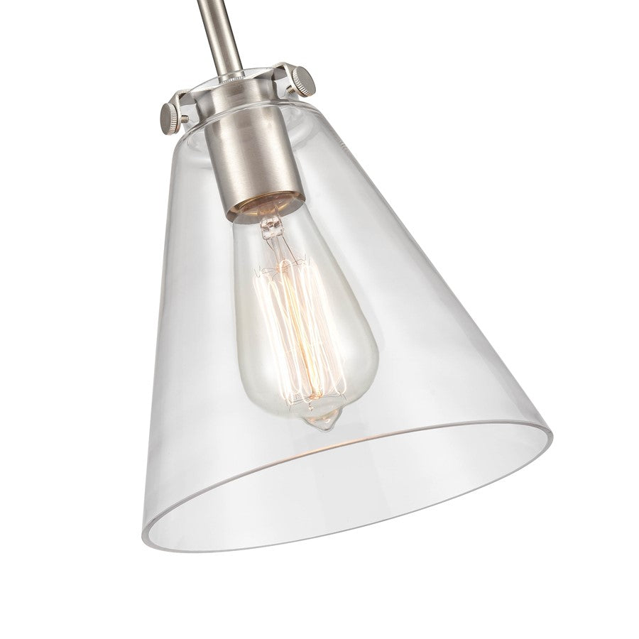 Millennium Lighting Aliza 1 Light Wall Sconce, Brushed Nickel