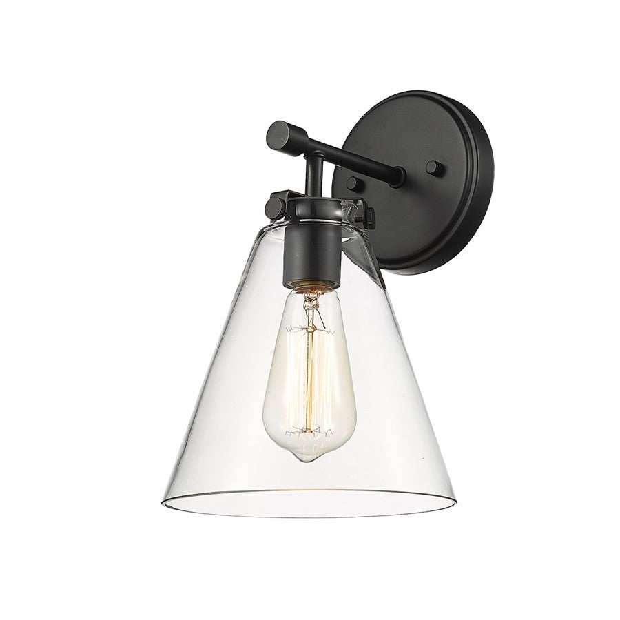 Millennium Lighting Aliza 1Lt Wall Sconce, Black - 8121-MB