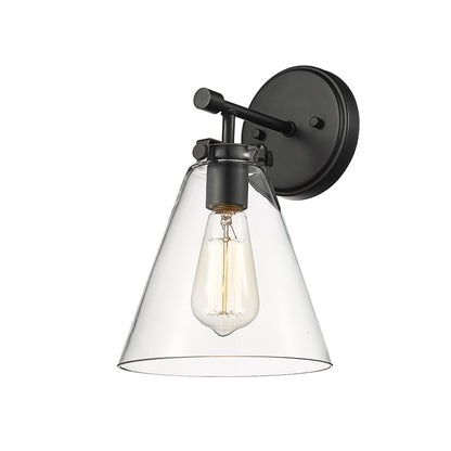 Millennium Lighting Aliza 1Lt Wall Sconce, Black - 8121-MB