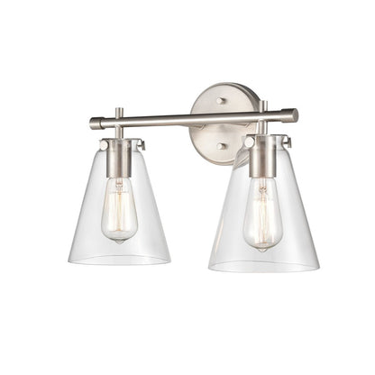 Millennium Lighting Aliza 2Lt Vanity, Brushed Nickel
