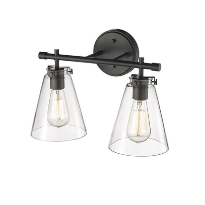 Millennium Lighting Aliza 2Lt Vanity, Black