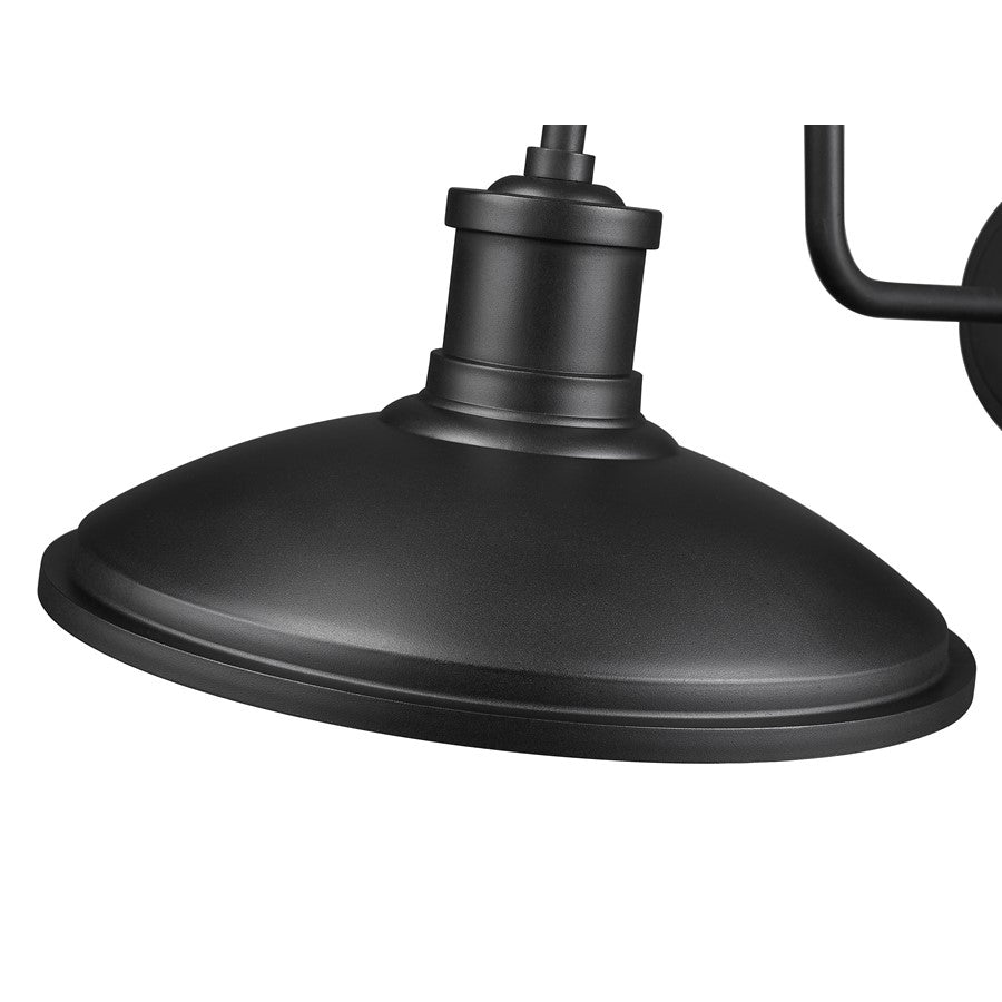 Millennium Calhoun 10.5" High 1Lt Outdoor Wall Sconce, Black/