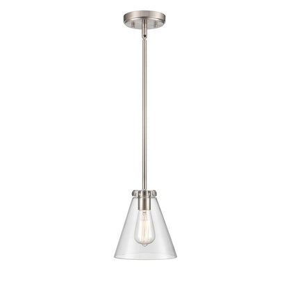 Millennium Lighting Aliza 1Lt Mini-Pendant, Brushed Nickel - 8131-BN