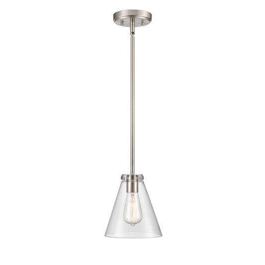 Millennium Lighting Aliza 1Lt Mini-Pendant, Brushed Nickel - 8131-BN