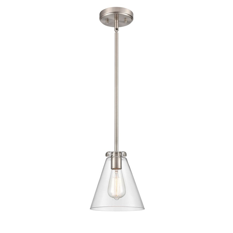 Millennium Lighting Aliza 1Lt Mini-Pendant, Brushed Nickel