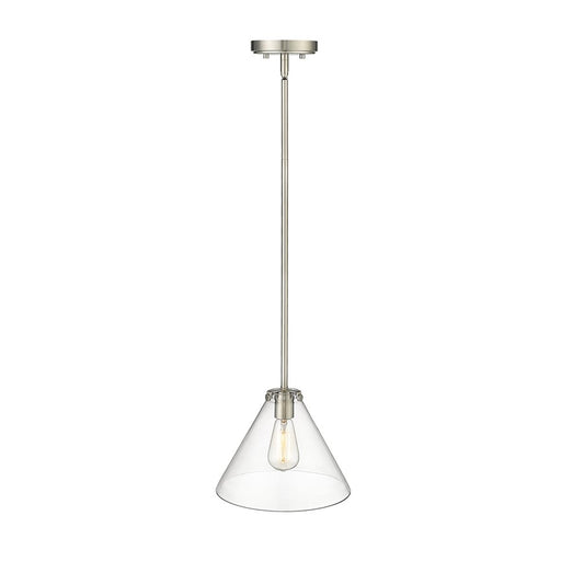 Millennium Lighting Aliza 1Lt Pendant, Brushed Nickel - 8141-BN