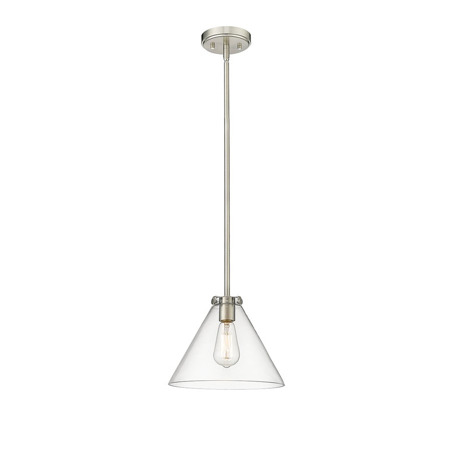 Millennium Lighting Aliza 1Lt Pendant, Brushed Nickel