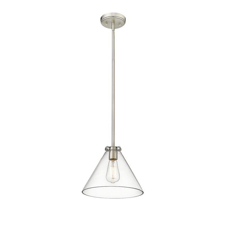 Millennium Lighting Aliza 1Lt Pendant, Brushed Nickel