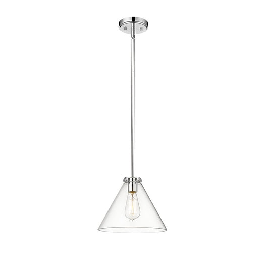 Millennium Lighting Aliza 1Lt Pendant, Polished Chrome - 8141-CH