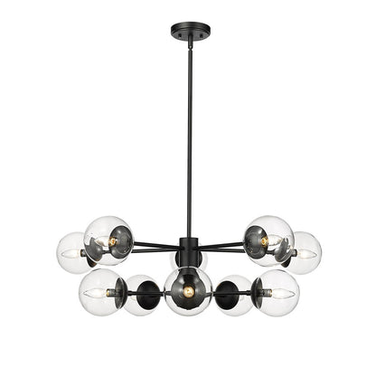 Millennium Lighting Avell 1Lt Chandelier, Black - 8150-MB