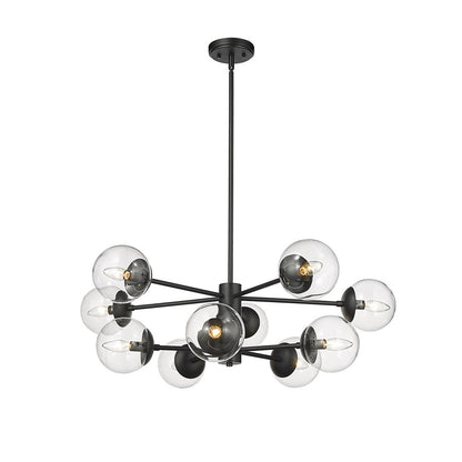 Millennium Lighting Avell 1Lt Chandelier, Black