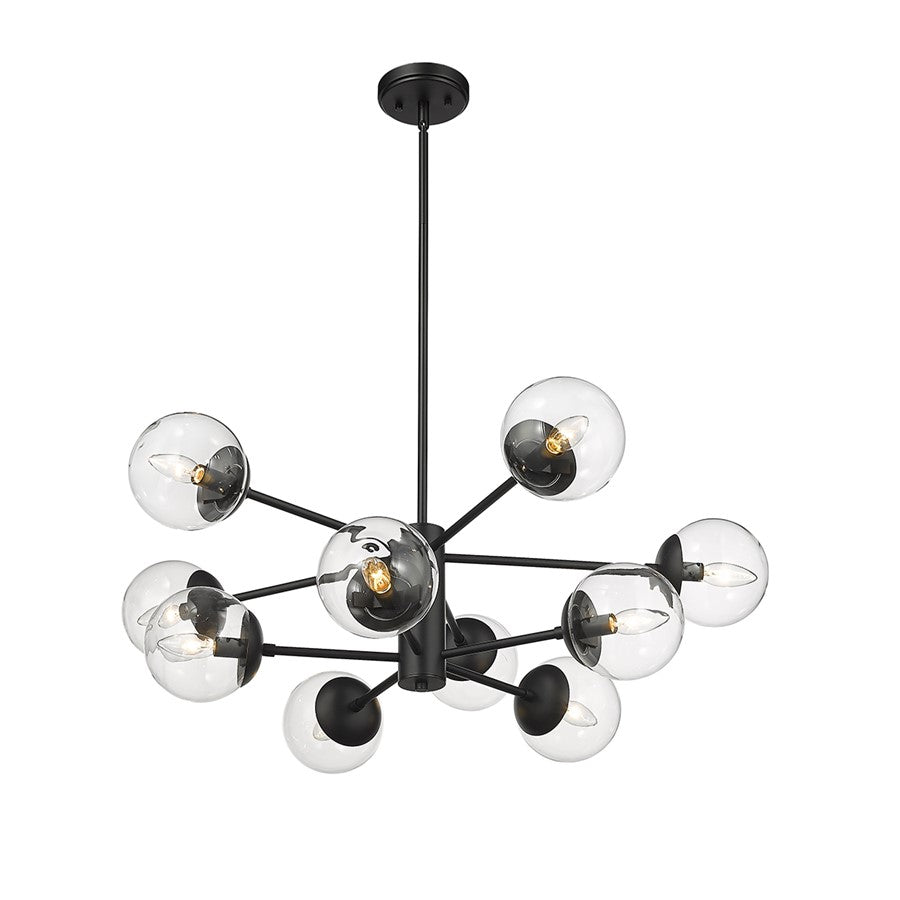 Millennium Lighting Avell 1Lt Chandelier, Black