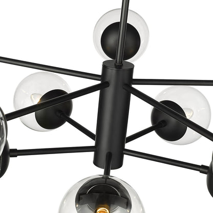 Millennium Lighting Avell 1Lt Chandelier, Black