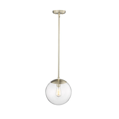 Millennium Lighting Avell 1Lt Pendant, Modern Gold - 8151-MG