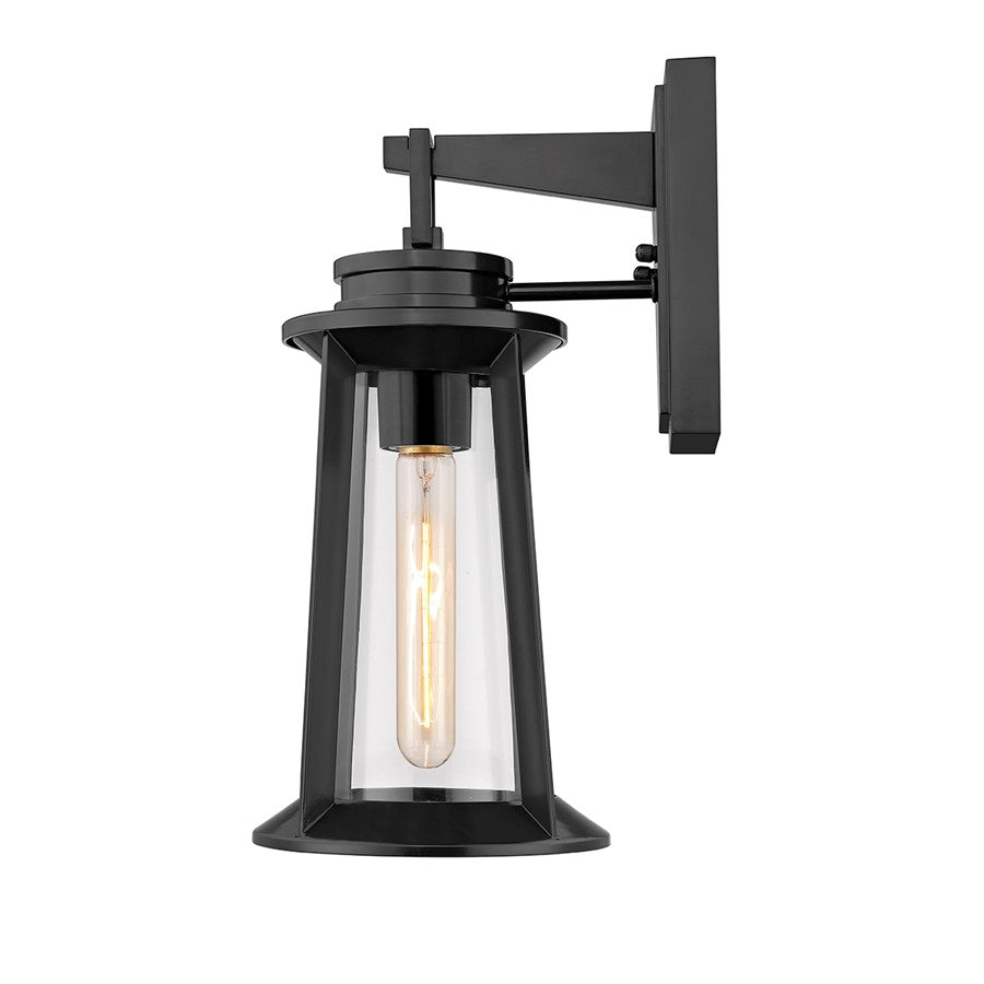 Millennium Lighting Bolling 1Lt 15" Outdoor Wall Sconce, Black - 8201-PBK