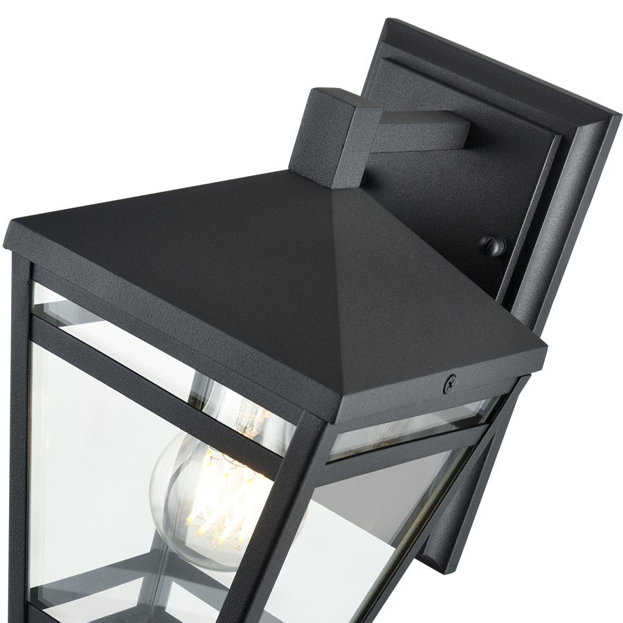 Millennium Lighting Seager 1Lt Outdoor Wall Sconce, Textured Black