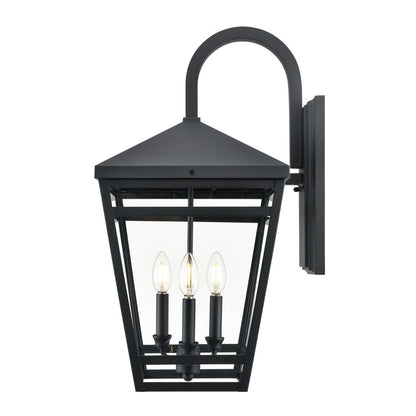 Millennium Lighting Seager 3Lt Outdoor Wall Sconce, Textured Black