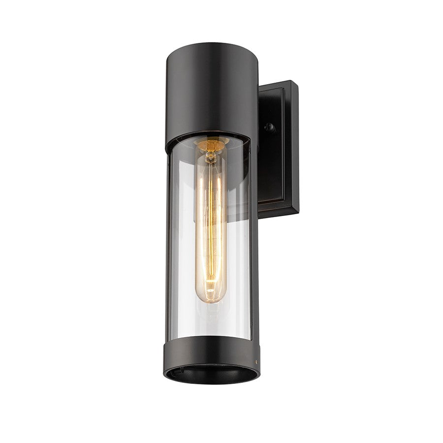 Millennium Lighting Hester 1Lt 13" Outdoor Wall Sconce, Black
