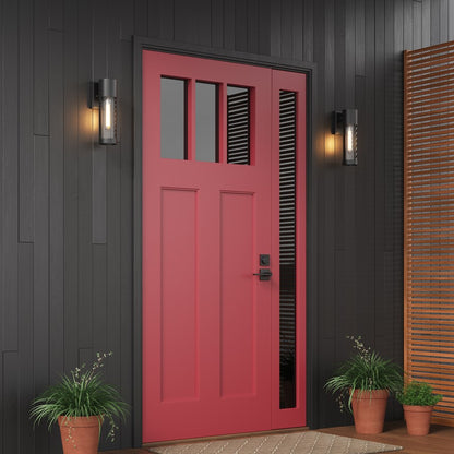 Millennium Lighting Hester 1Lt 13" Outdoor Wall Sconce, Black