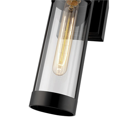 Millennium Lighting Hester 1Lt 13" Outdoor Wall Sconce, Black