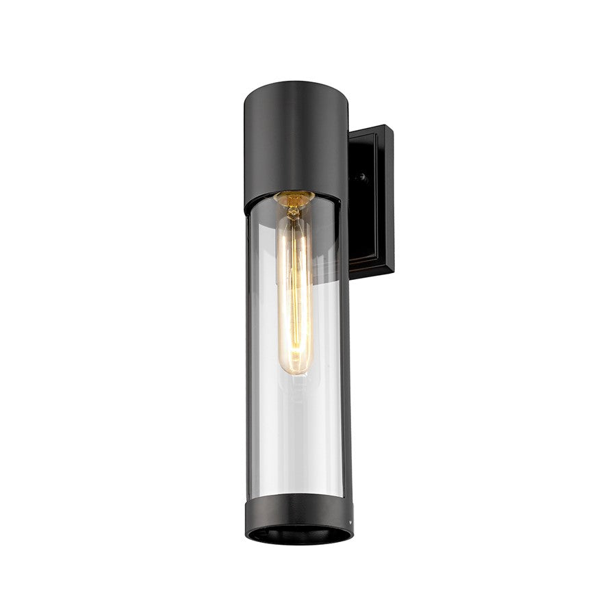 Millennium Lighting Hester 1Lt 12" Outdoor Wall Sconce, Black