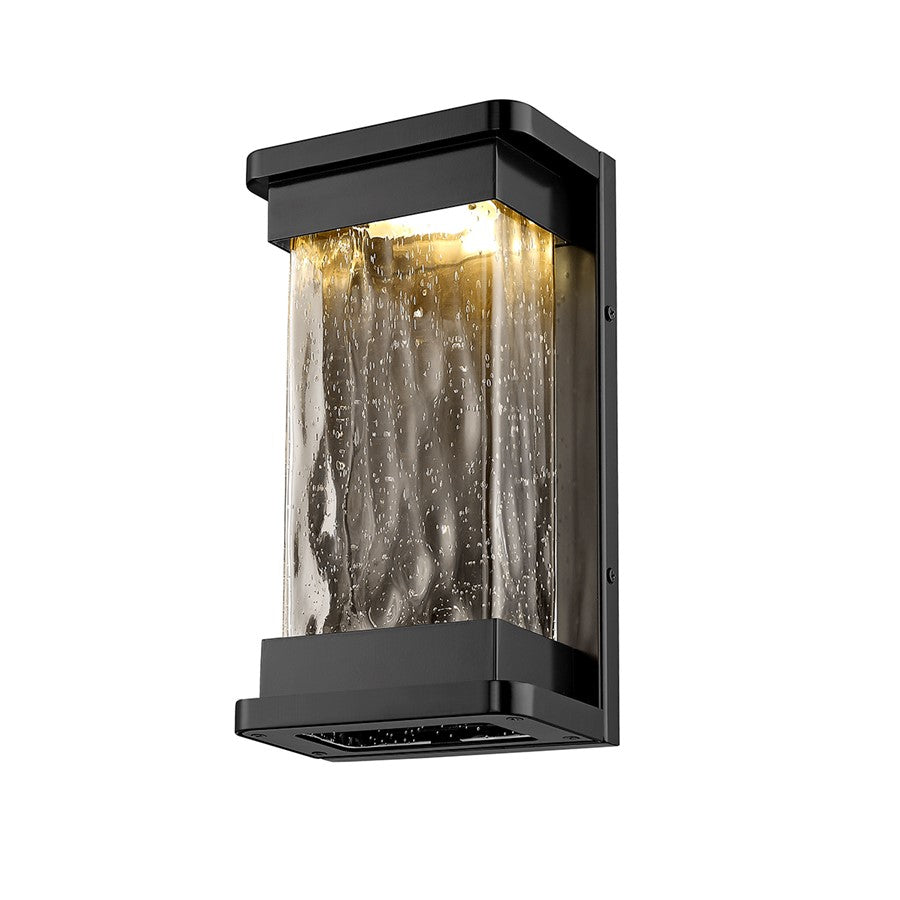 Millennium Lighting Ederle 1Lt 12" Outdoor Wall Sconce, Coated Black