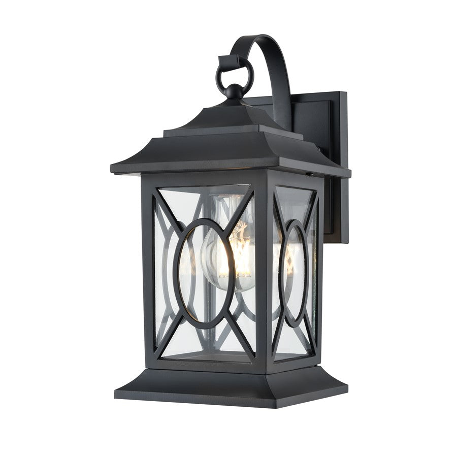 Millennium Lighting Allbert 1Lt Outdoor Wall Sconce, Black