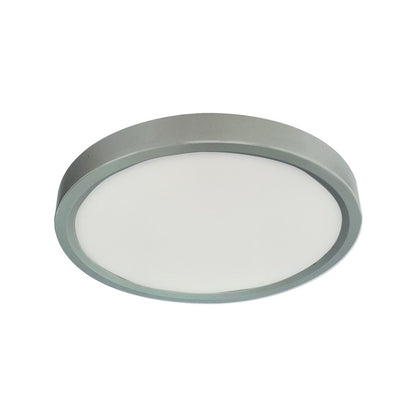 RP Lighting 1Lt 7" Ultra Slim Rnd Disk 15.5W, NK/Frosted - 8536-1BN-HO-90-3K