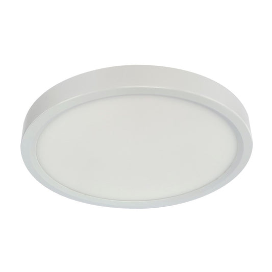RP Lighting 1Lt 7" Ultra Slim Rnd Disk 14W/90CRI, Wht/FR - 8536-1WH-HO-90-5CCT