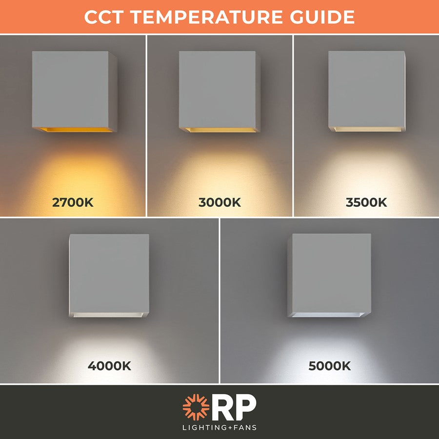 RP Lighting 6" LED Disk Light 15W Flat lens, NK/Frosted