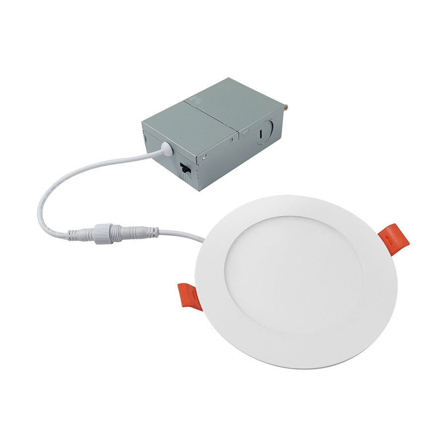 RP Lighting 6in LED Ultra Thin 12W 90CRI, White/Frosted - 8542WH-90-5CCT
