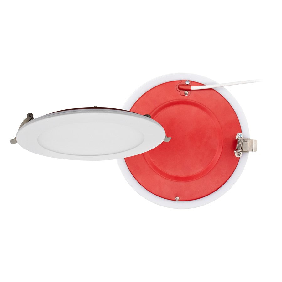 RP Lighting 6in LED Ultra Thin FR Light 15W 90CRI, Wht/Frosted - 8544WH-90-5CCT