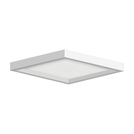 RP Lighting 6" Low Profile Square 15W/3K, White/White - 8548WH-90-3K