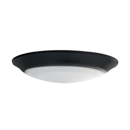 RP Lighting 6in LED Disk 15W Wet 90CRI 4K, Black/Frosted - 8556BK-90-4K