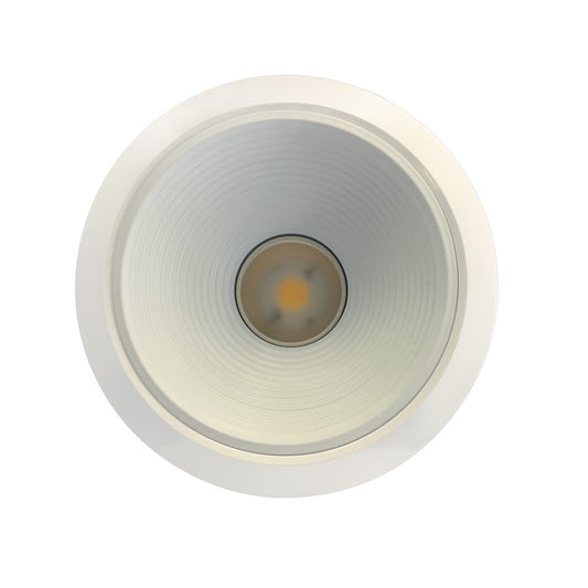 RP Lighting 6in LED Rec.Baffle Damp 15W, 3K, White - 8570WH-15-3K