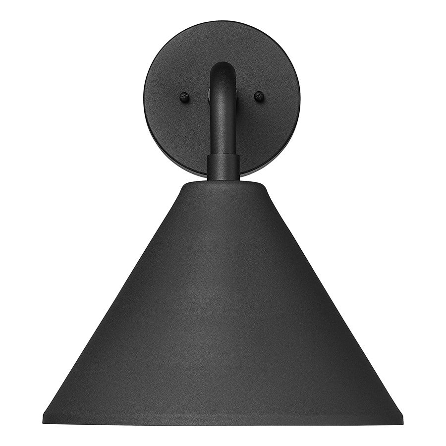 Millennium Lighting Axston 1Lt 15" Outdoor Wall Sconce, Black - 86102-TBK