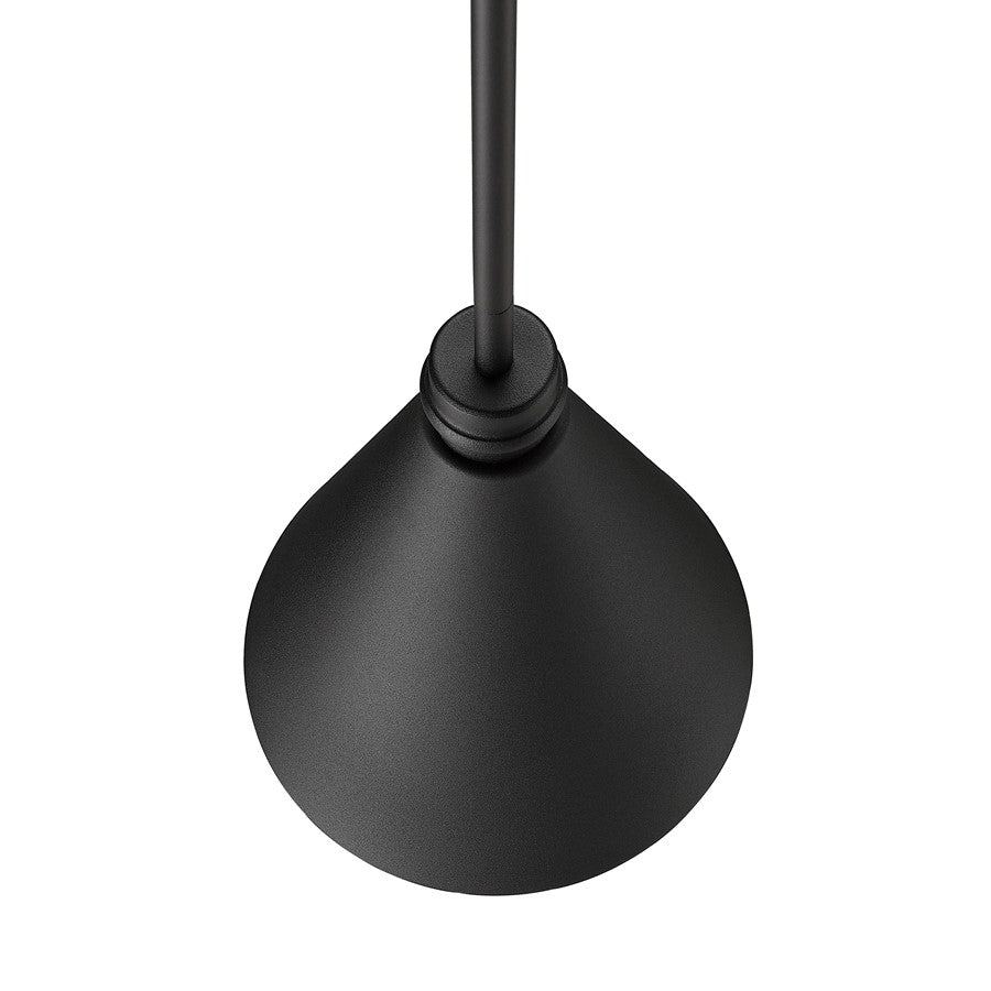 Millennium Lighting Axston 1Lt 18" Outdoor Hanging Lantern, Black