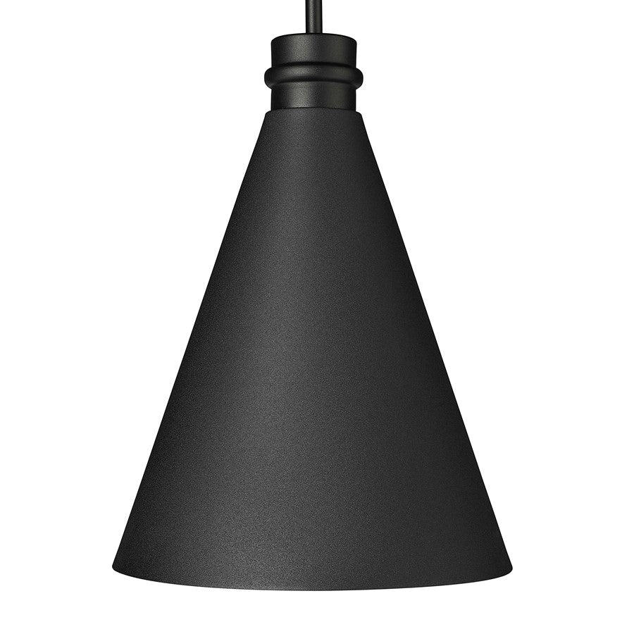 Millennium Lighting Axston 1Lt 18" Outdoor Hanging Lantern, Black